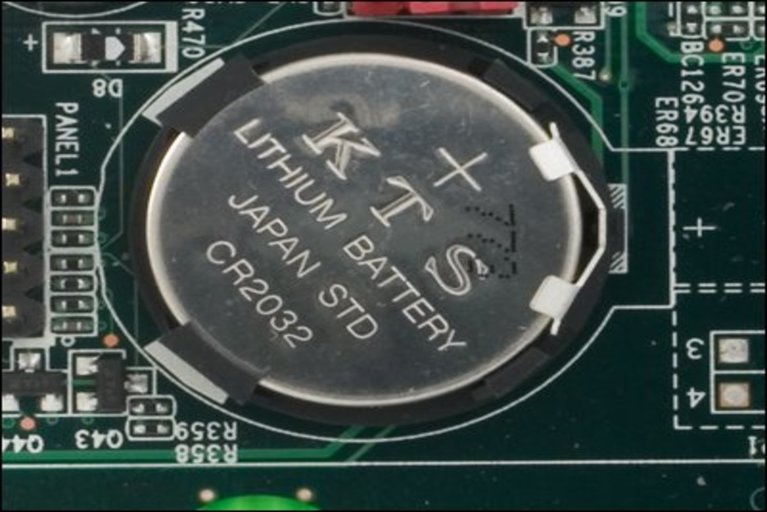 CMOS battery in digital camera