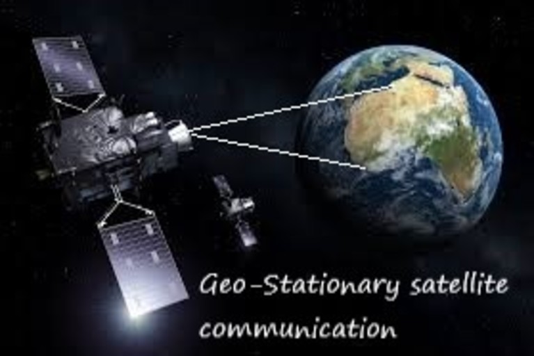 Geo-Stationary satellite in earth orbit