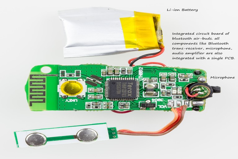 Bluetooth circuit board with integrated elements