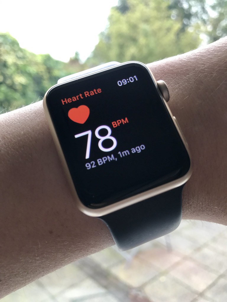 Smart watch with heart-bit sensing ability