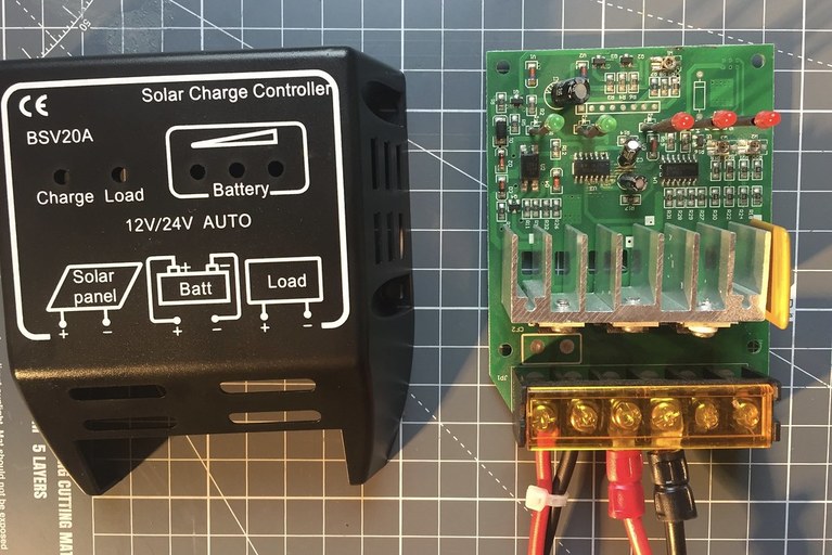 Charging controller for solar panel