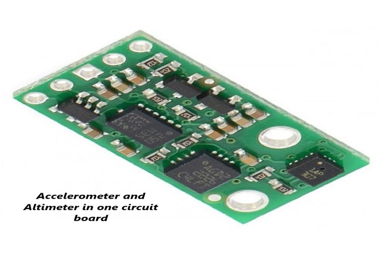 Integrated chip of accelerometer and altimeter