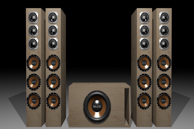 Speakers for home theater system