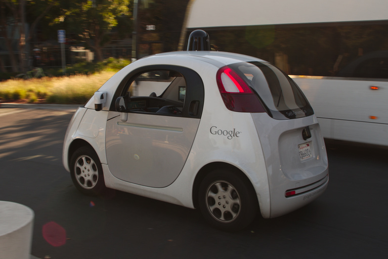 self driving car by google